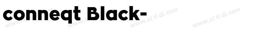 conneqt Black字体转换